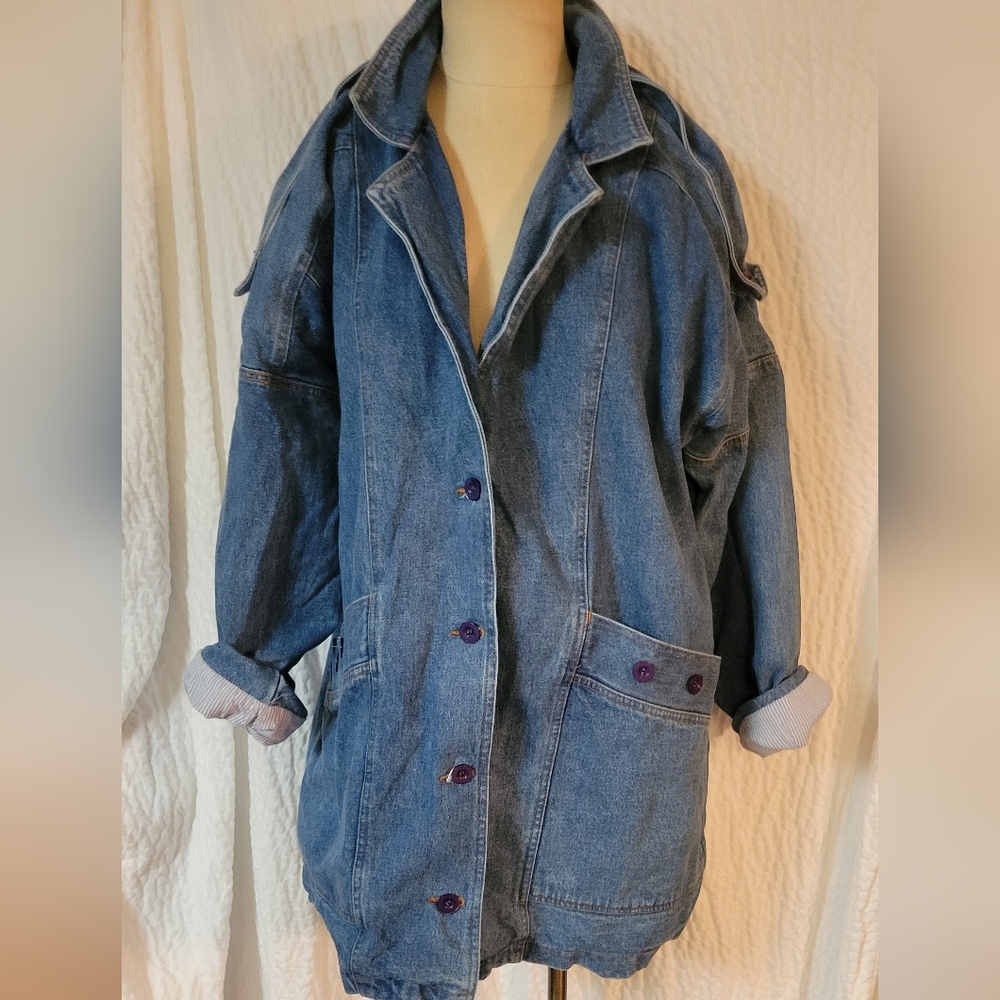 VINTAGE 80S DEMIN JACKET